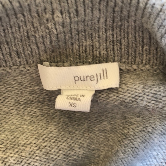 Pure Jill gray mock sweater xs - Picture 5 of 6